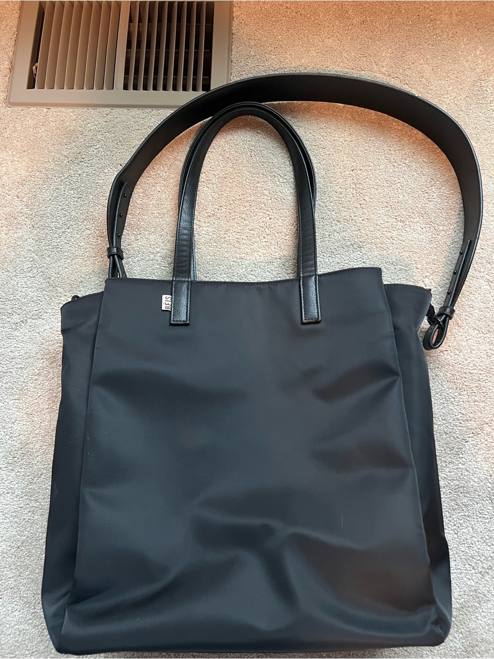 BEIS Black Commuter Tote